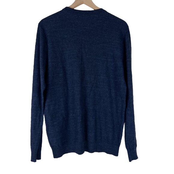 Selected Homme Mens Navy Blue Buddy Crew Neck Sweater - Picture 7 of 7